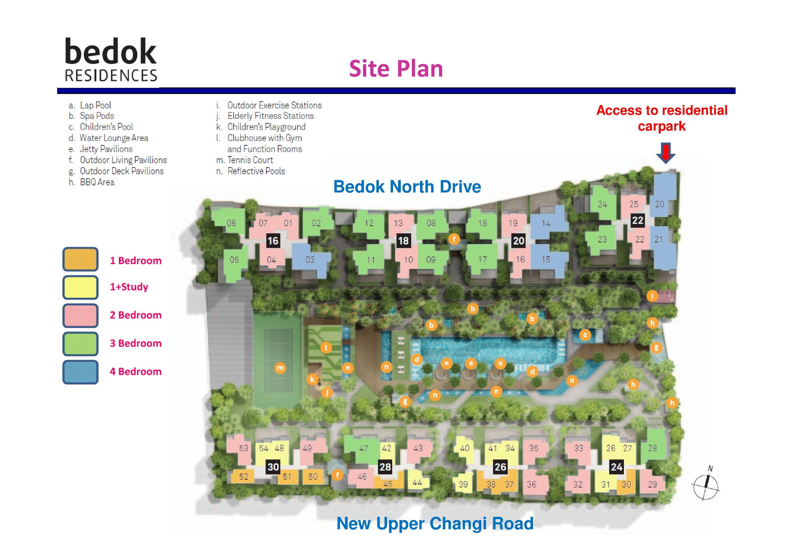 Bedok Residences Site Plan 3